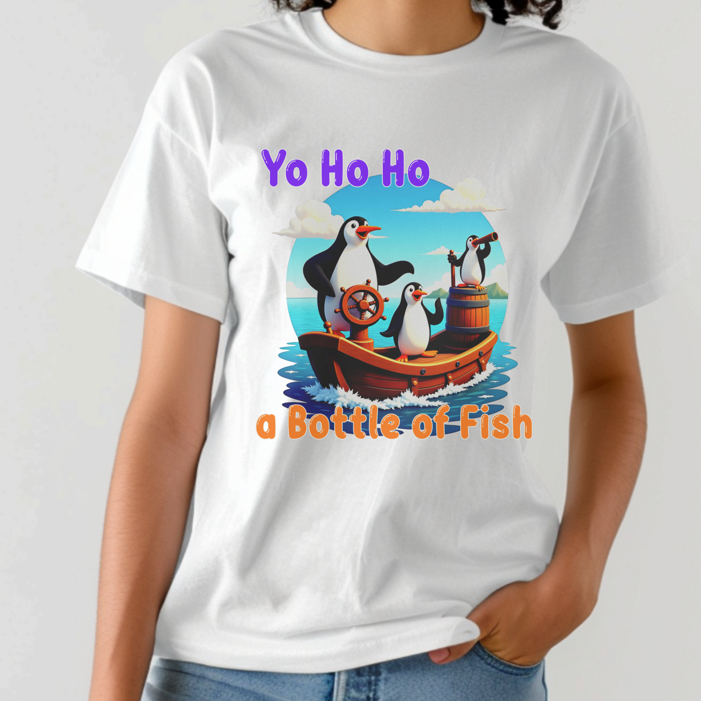 Yo Ho Ho & a Bottle of Fish – Unisex T-shirt