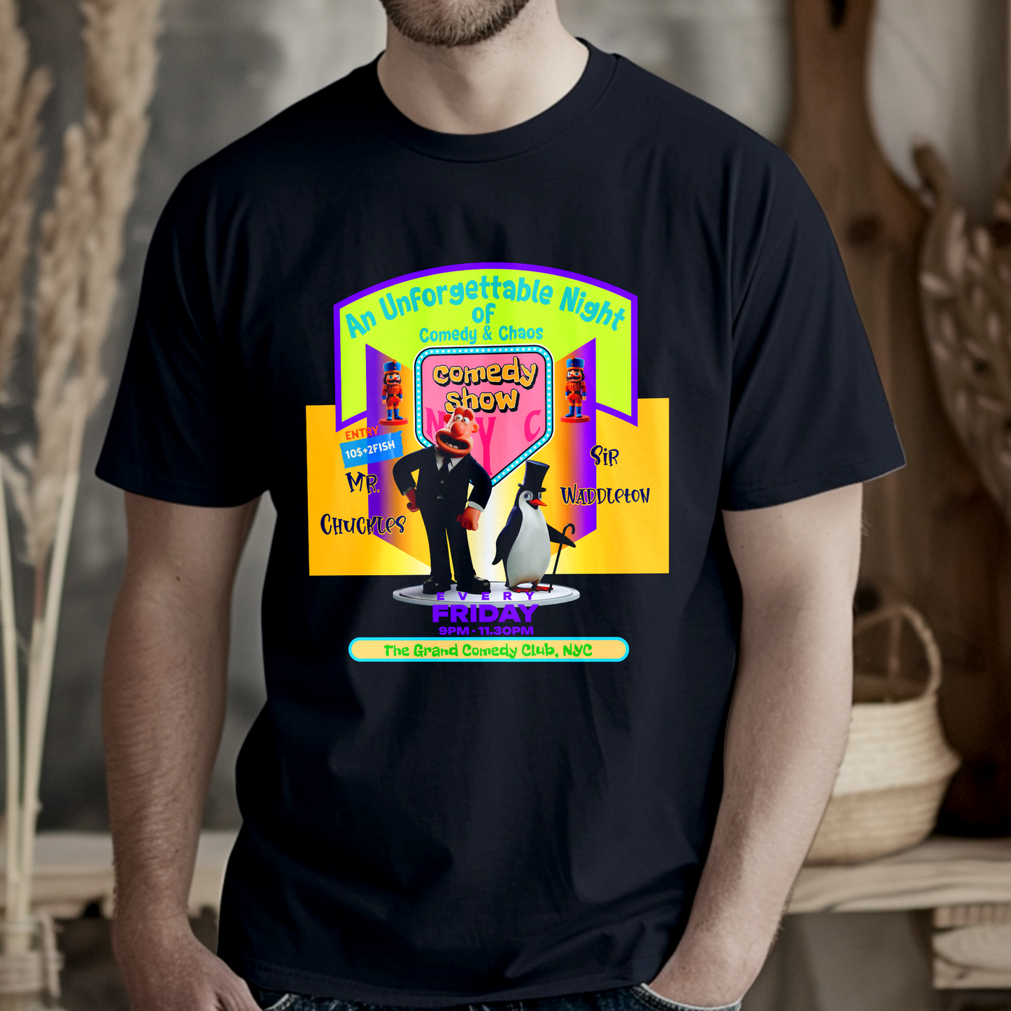 Comedy Night Duo – Unisex T-shirt