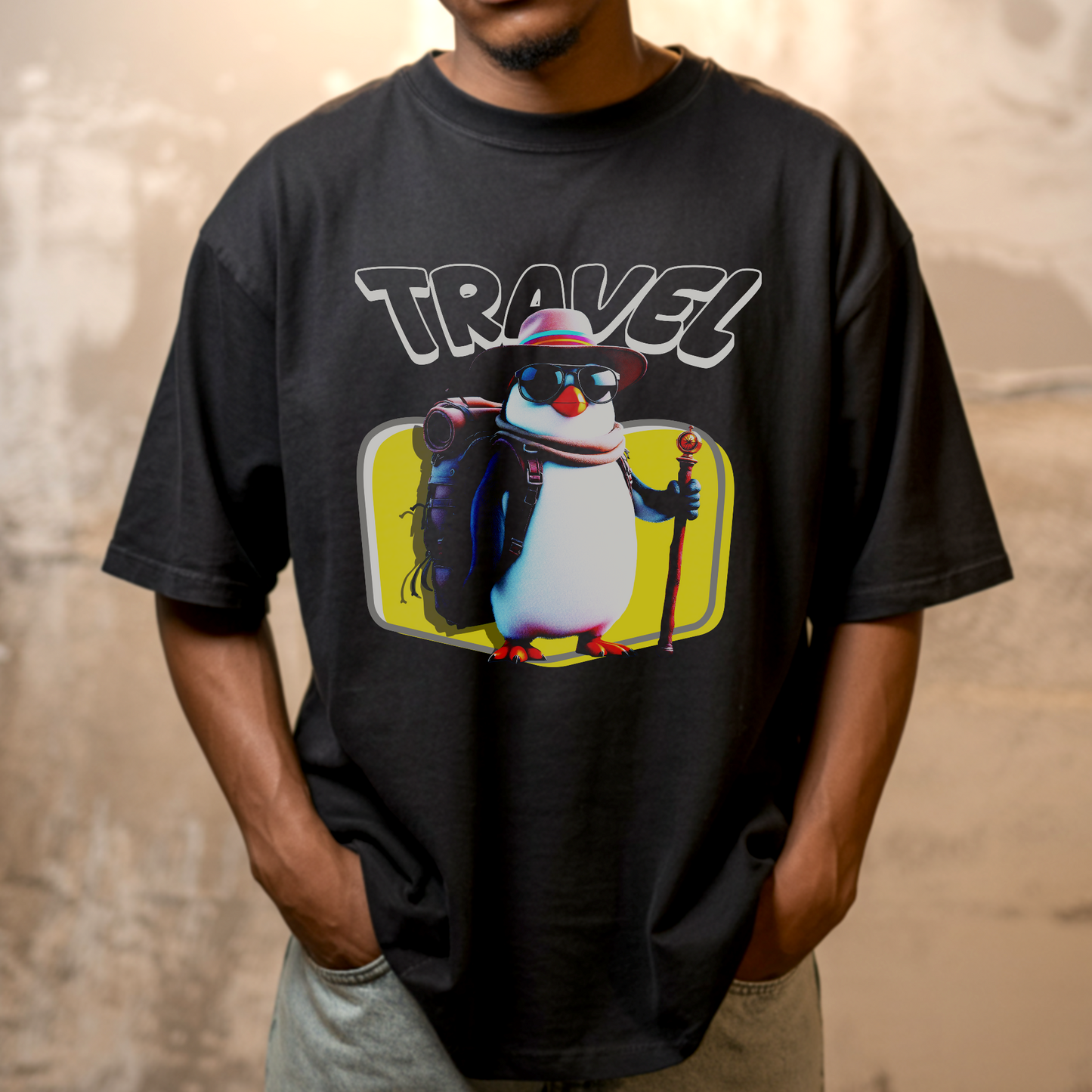 Travel Penguin – Unisex T-shirt