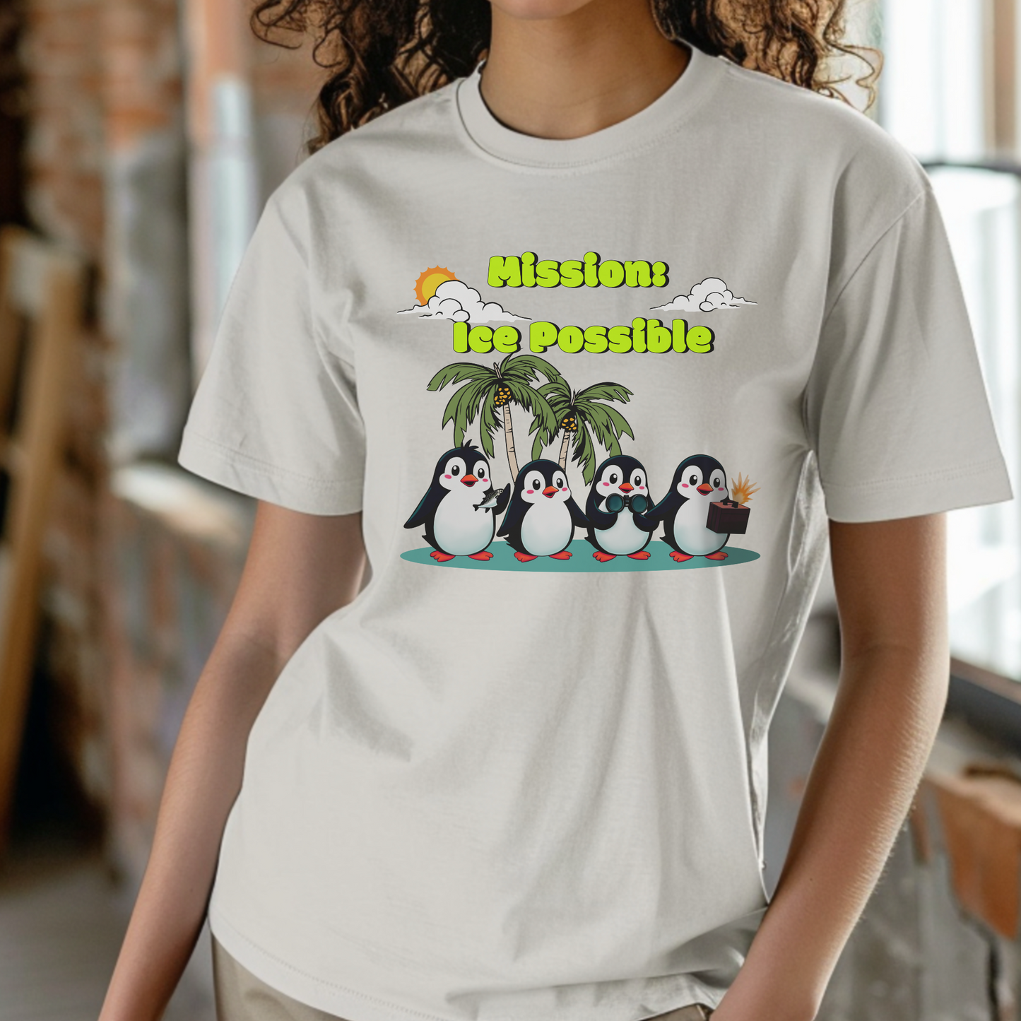 Mission: Ice Possible – Spy Penguin Squad – Unisex T-shirt