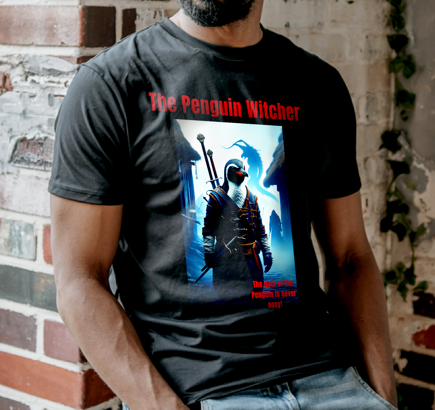 The Penguin Witcher – Unisex T-shirt
