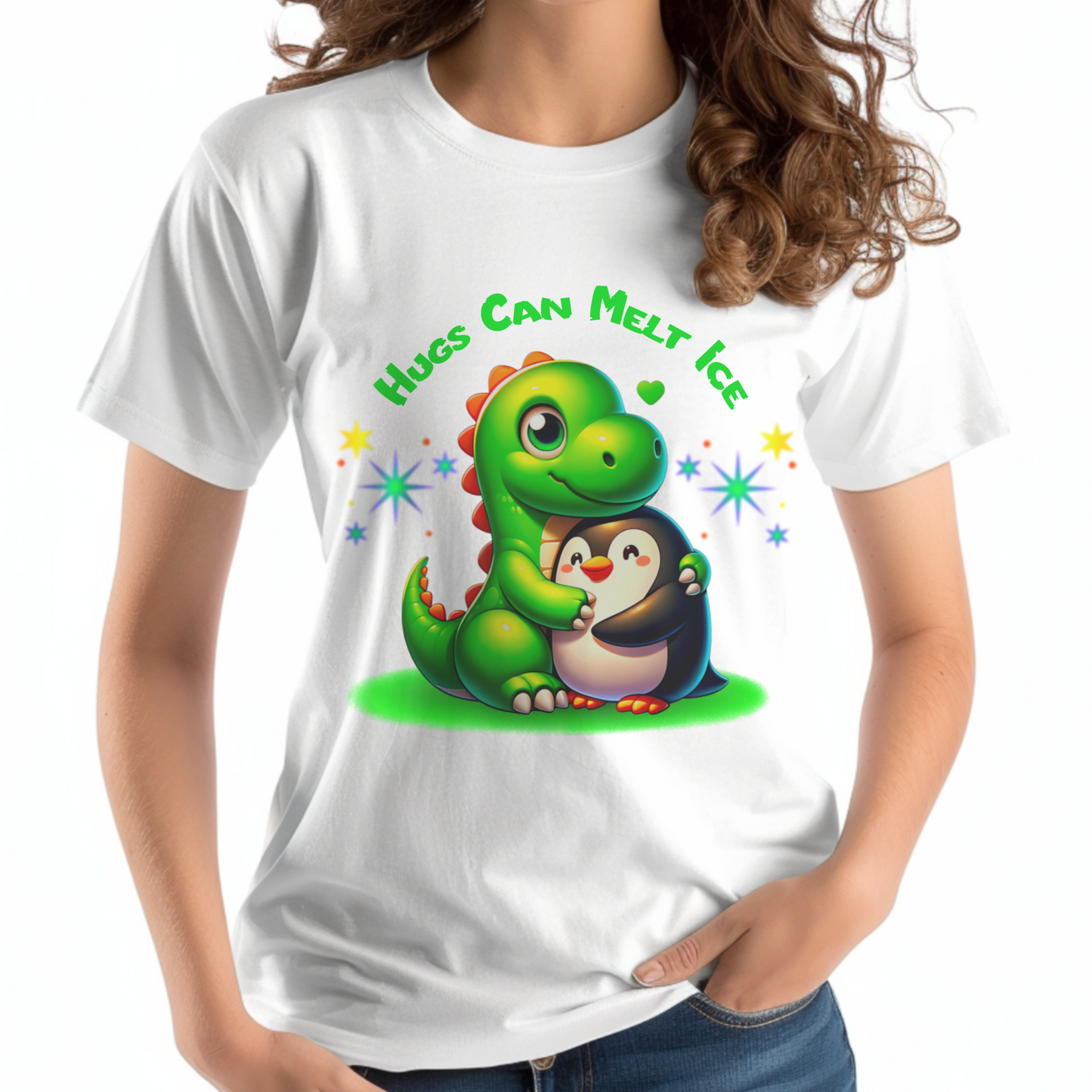Hugs Can Melt Ice – Unisex T-shirt