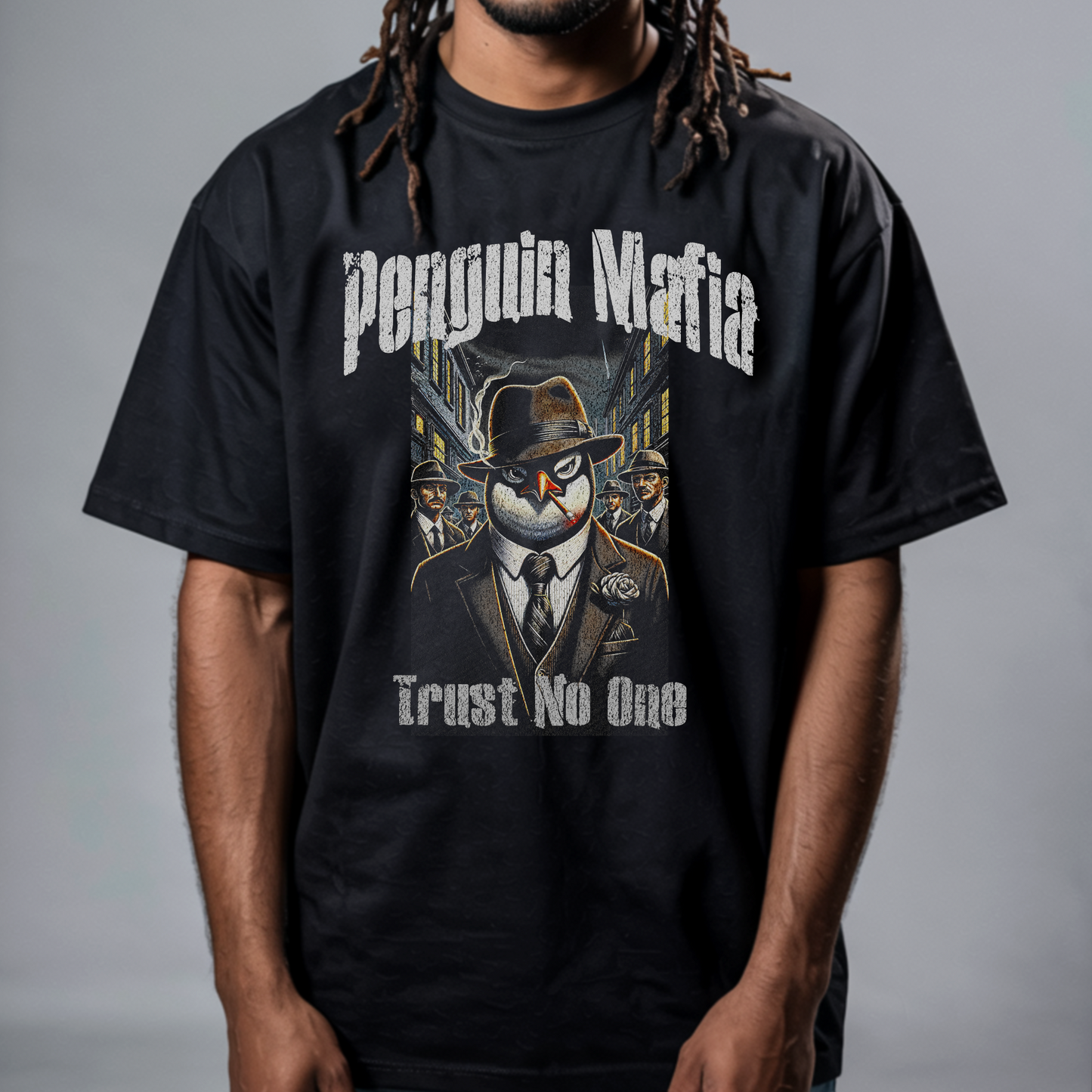 Penguin Mafia – Trust No One – Unisex T-shirt