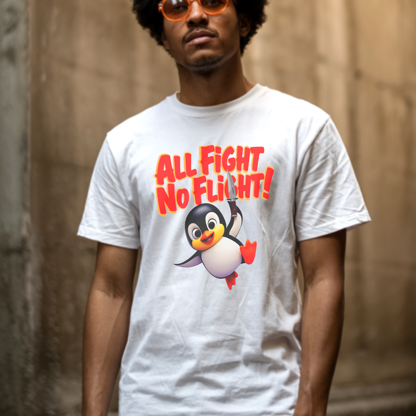 All Fight No Flight – Unisex T-shirt
