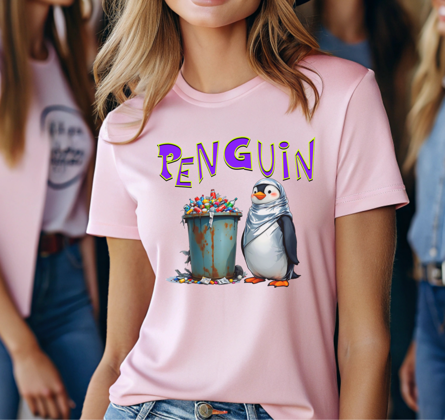 Streetwise Penguin – Unisex T-shirt