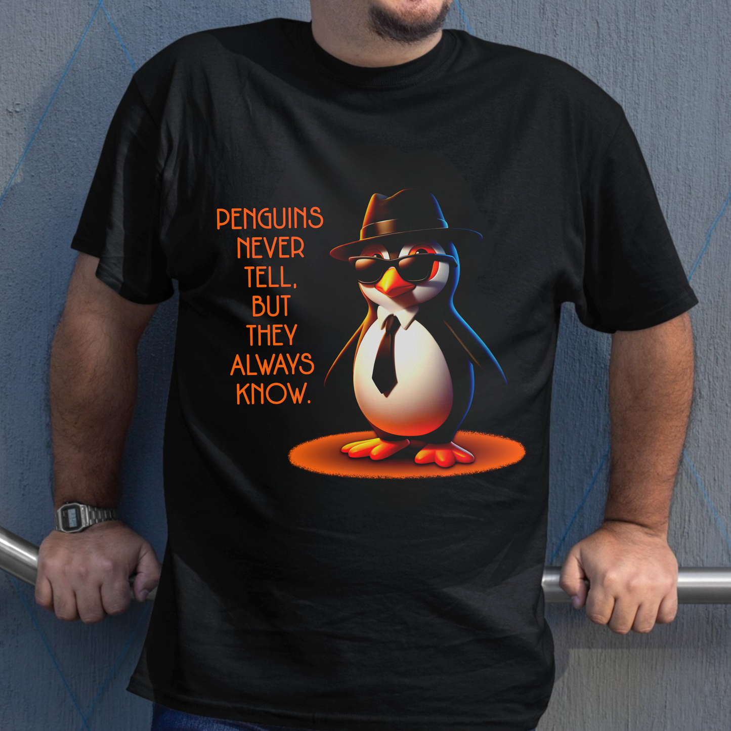 Penguins Always Know – Unisex T-shirt