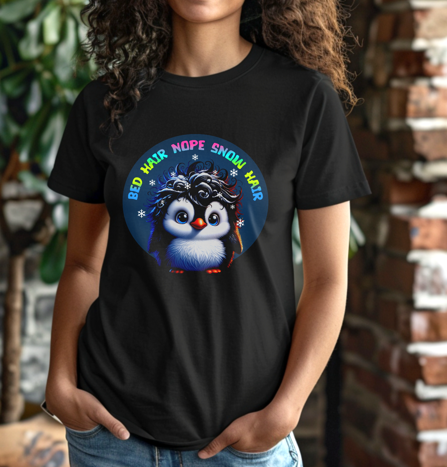 Bed Hair Nope Snow Hair – Unisex T-shirt