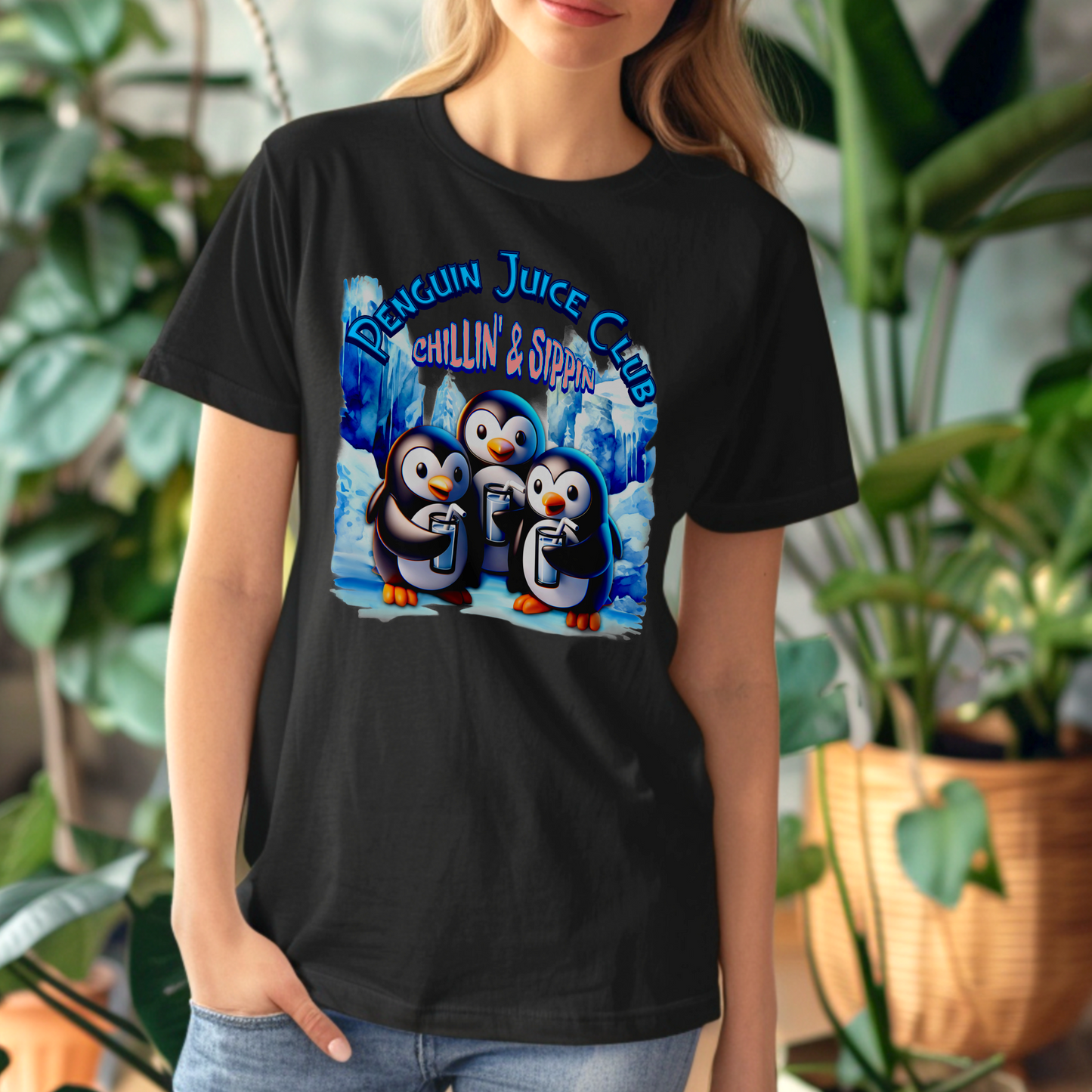 Penguin Juice Club – Unisex T-shirt