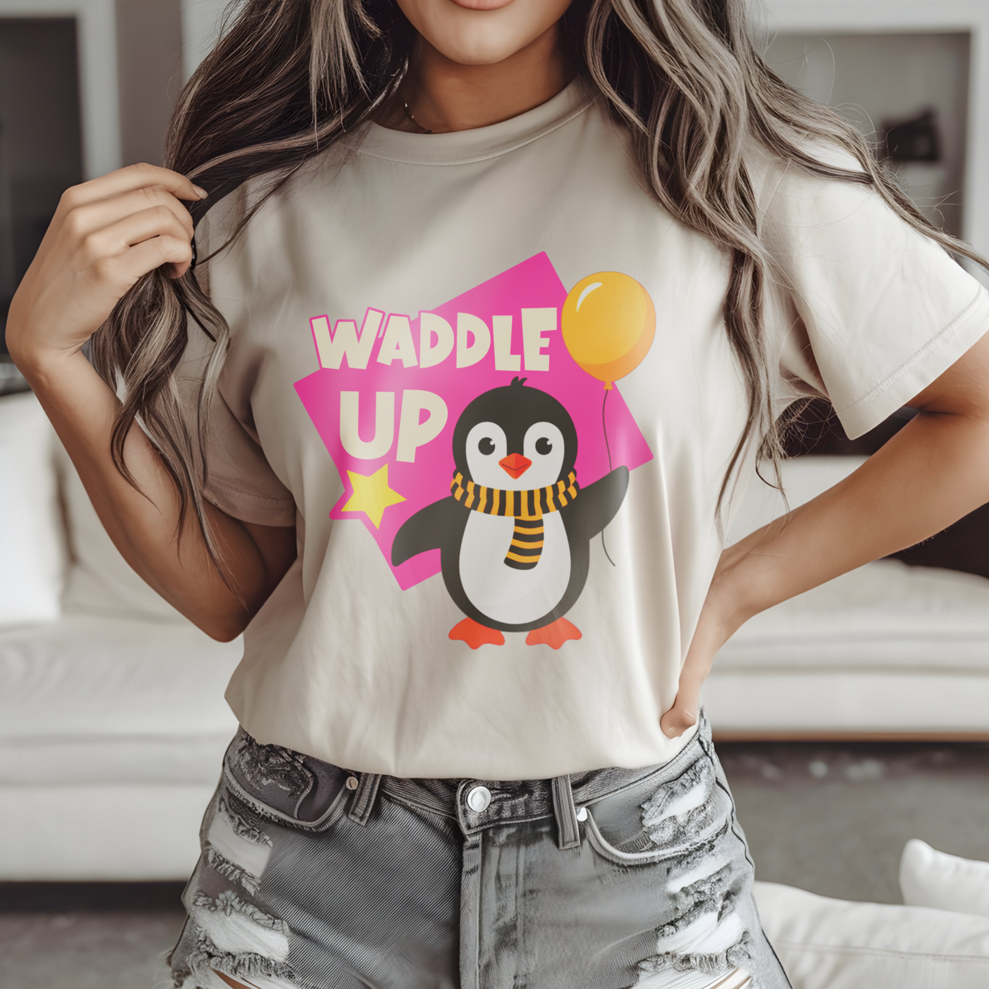 Waddle Up Penguin – Unisex T-shirt