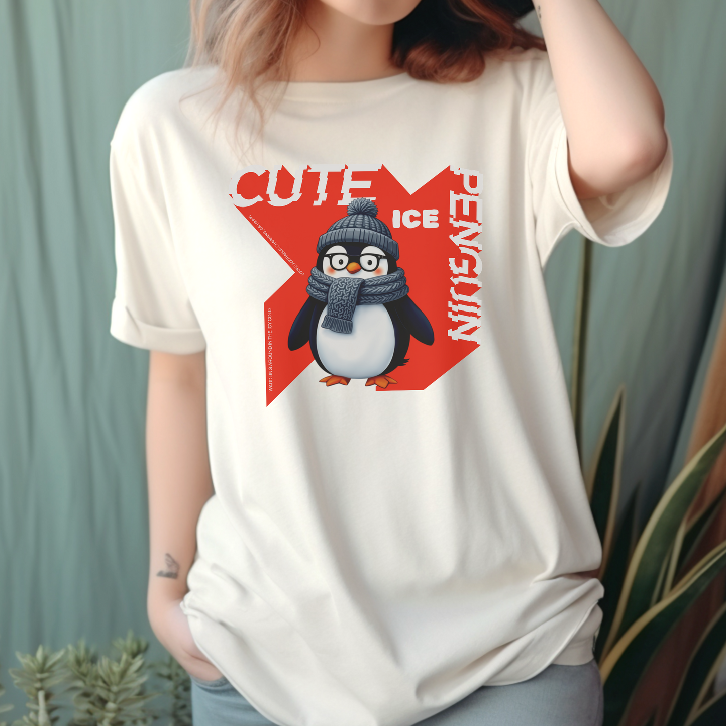 Cute Ice Penguin – Unisex T-shirt