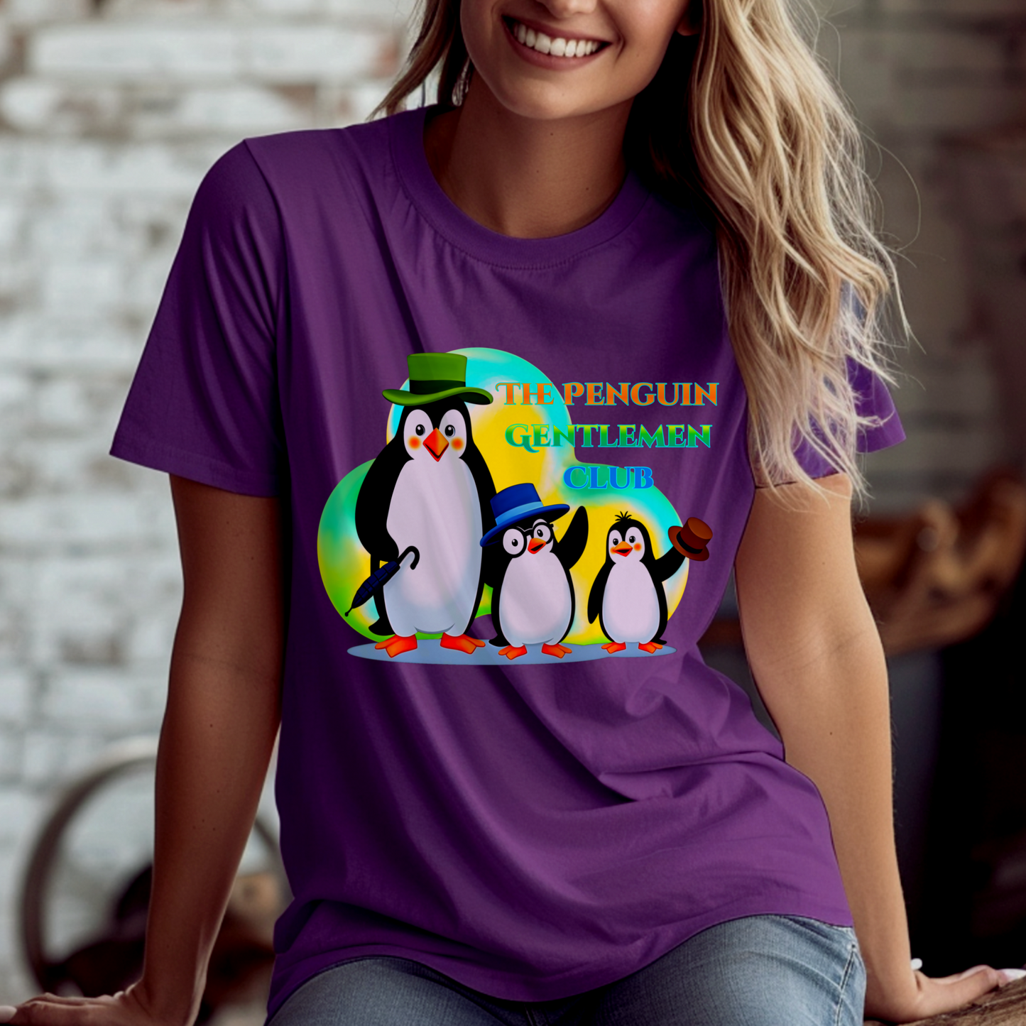 The Penguin Gentlemen Club – Unisex T-shirt