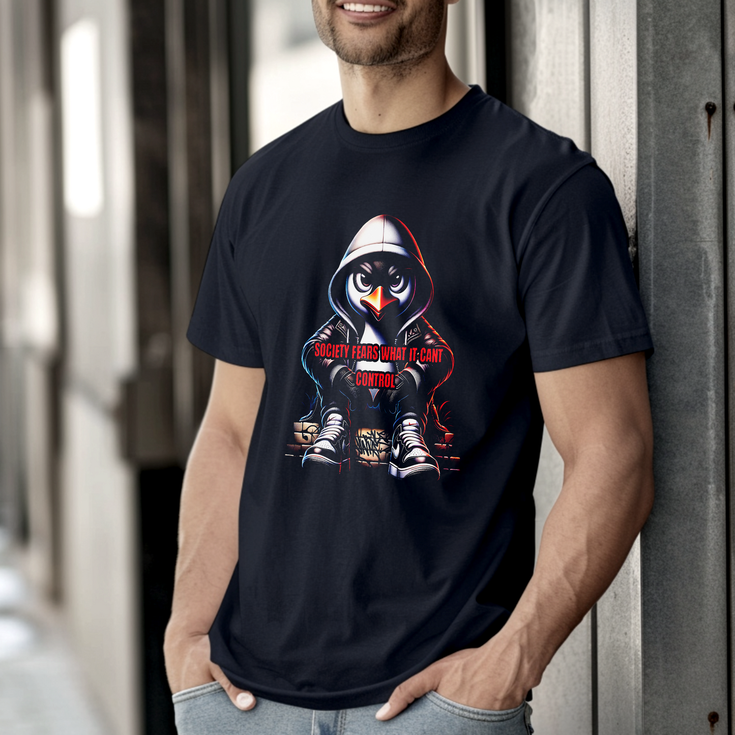 Fearless Penguin – Unisex T-shirt