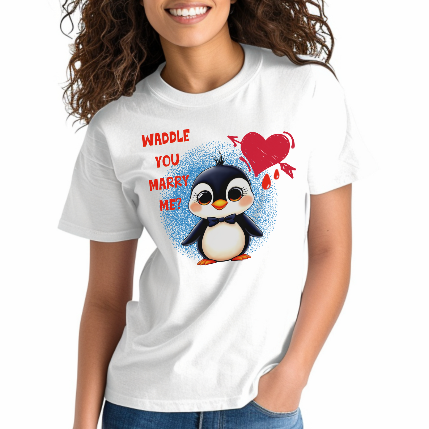 Waddle You Marry Me? – Unisex T-shirt