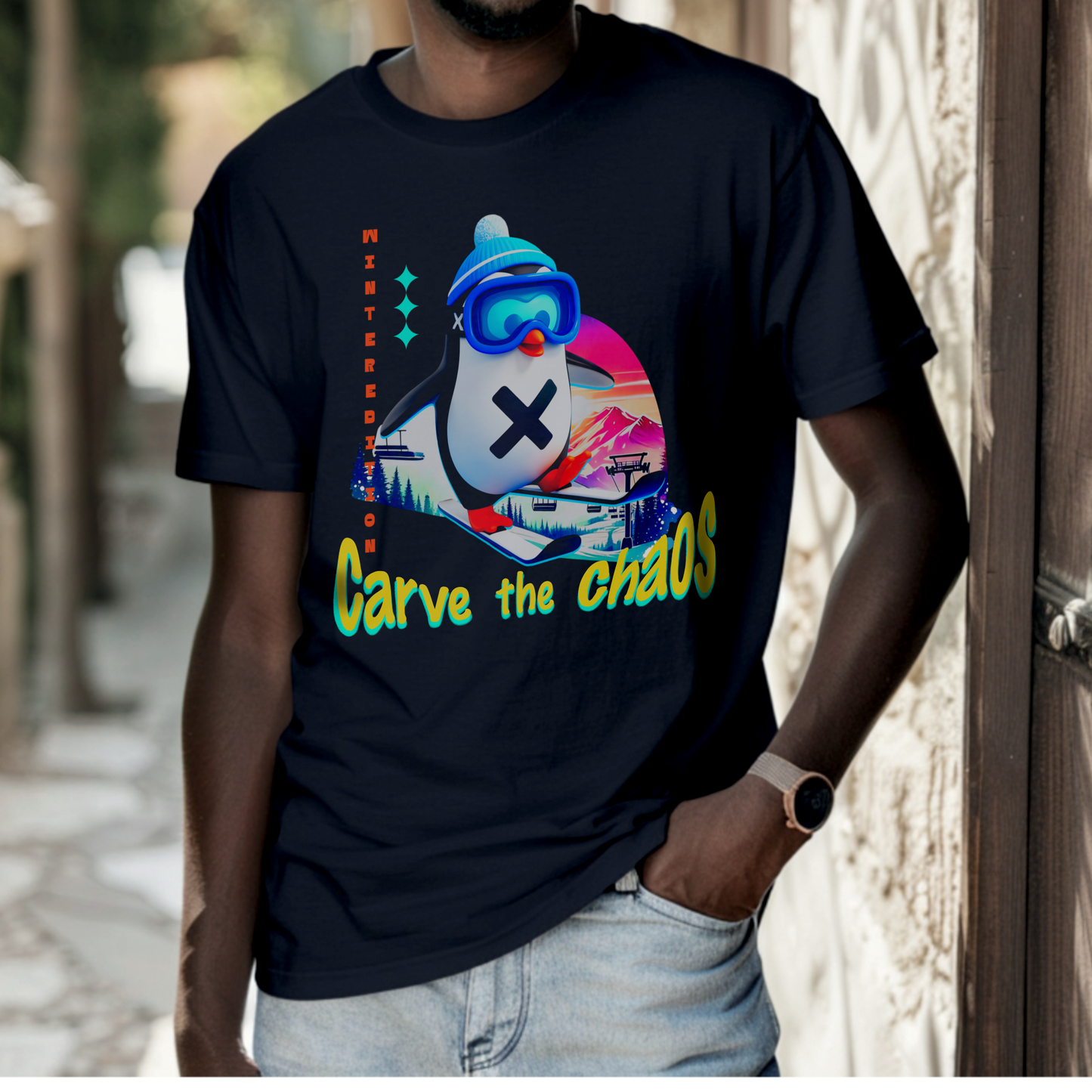 Carve the Chaos – Winter Edition – Unisex T-shirt