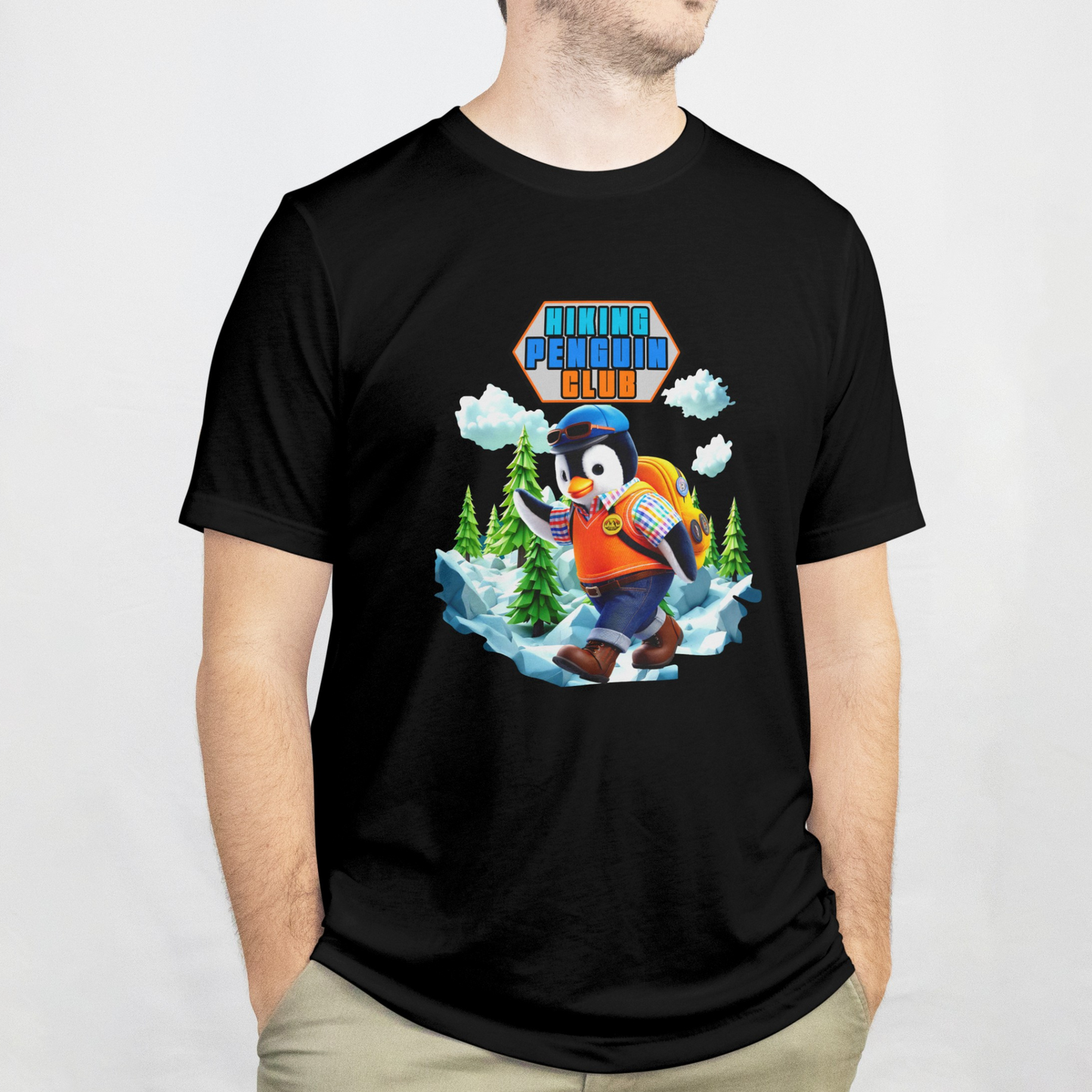 Hiking Penguin Club – Unisex T-shirt