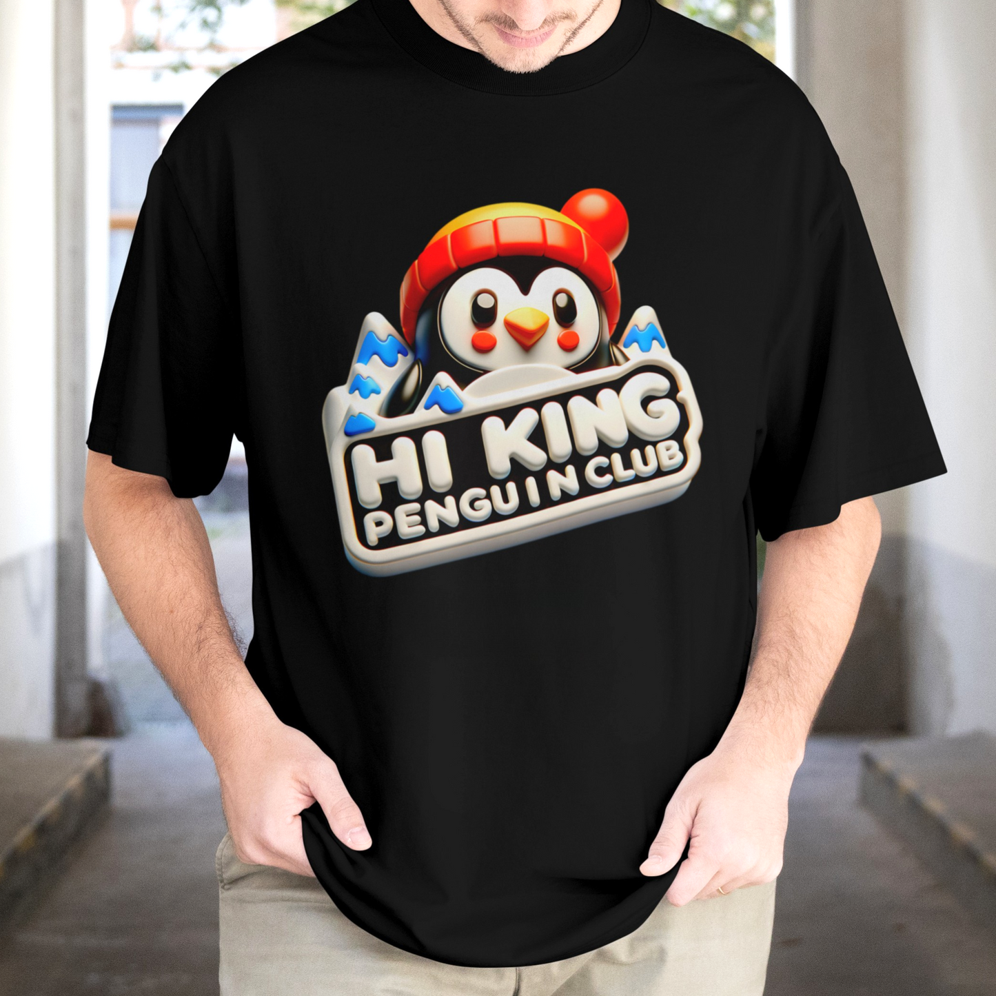 Hiking Penguin Club – Unisex T-shirt