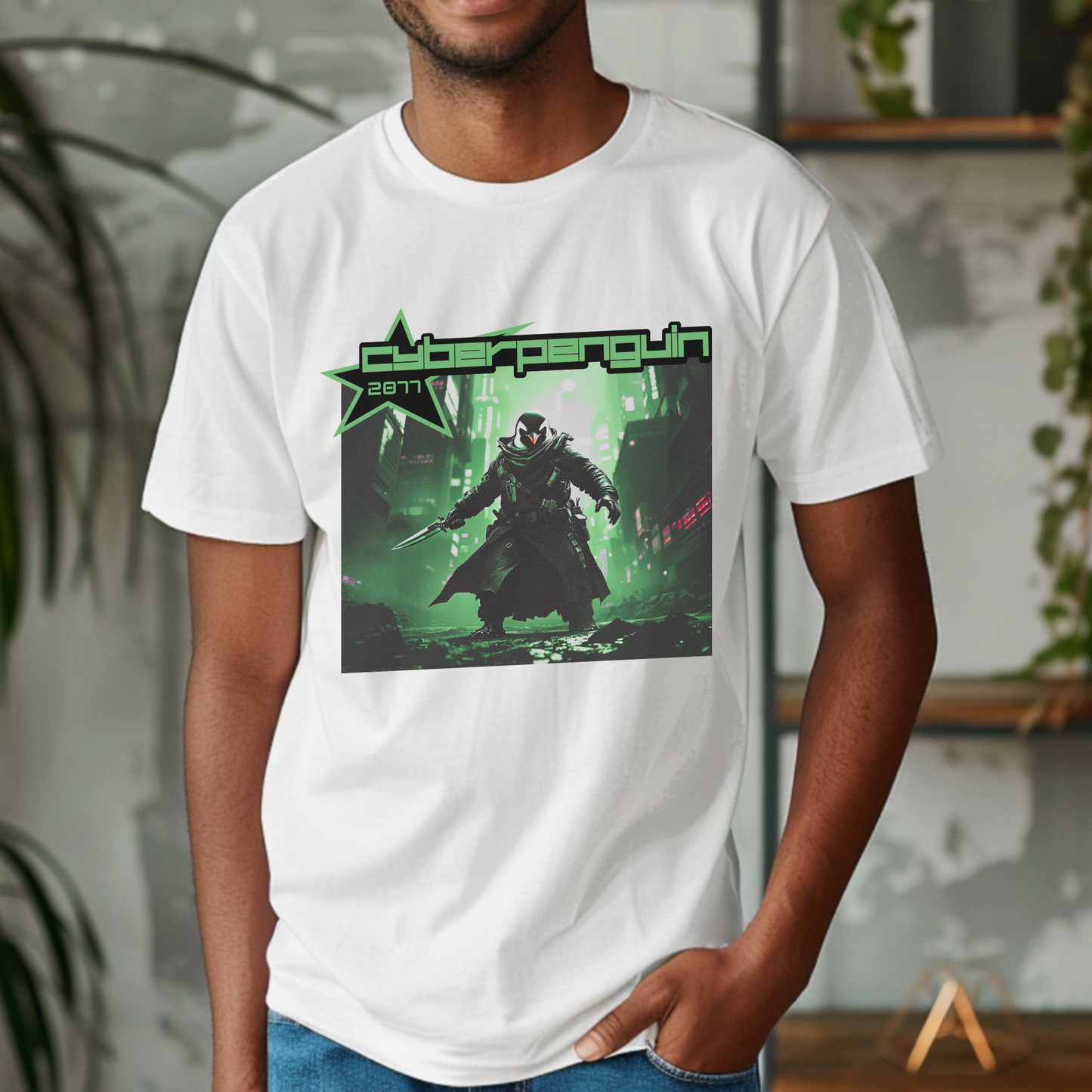 Cyberpenguin 2077 – Unisex T-shirt