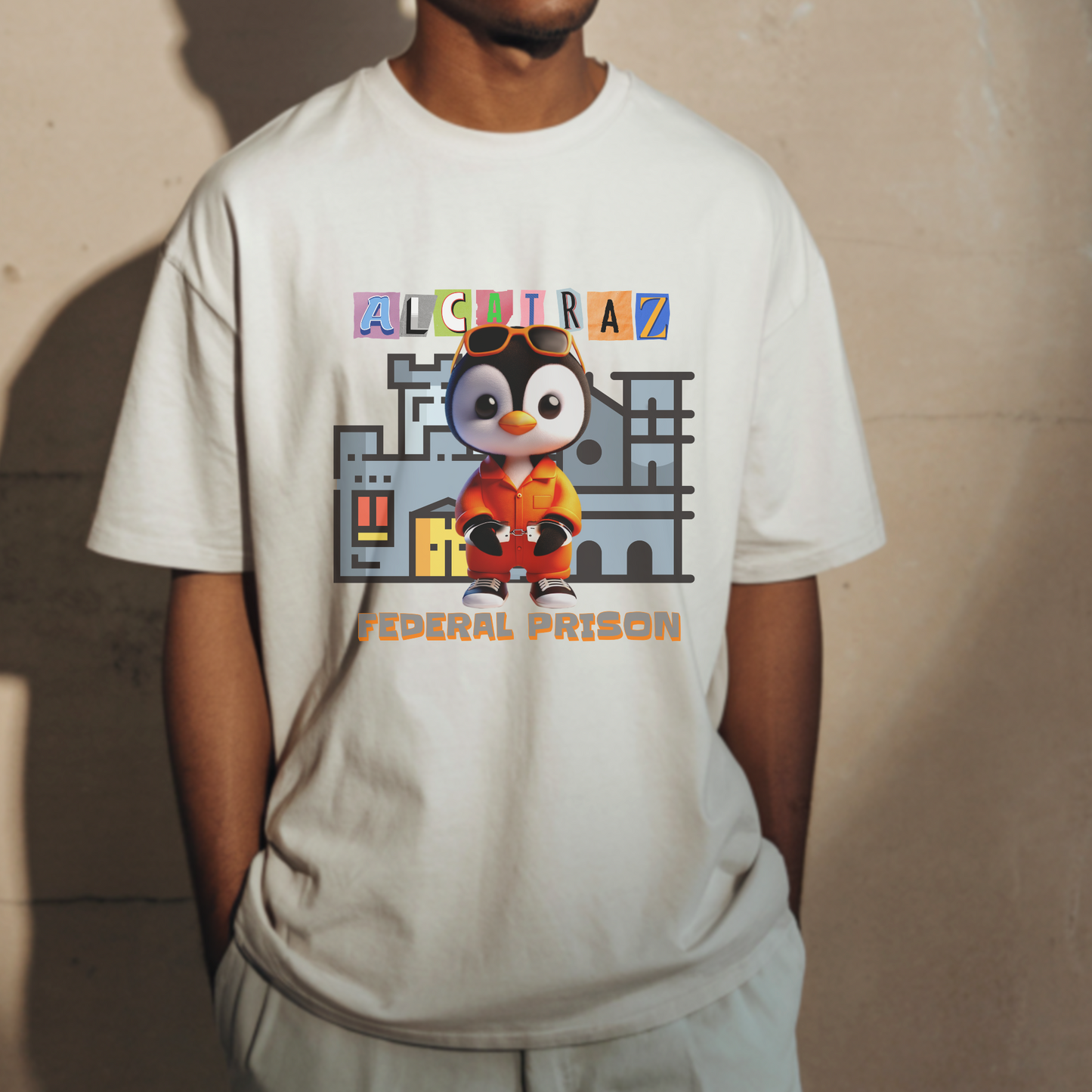 Alcatraz Penguin – Unisex T-shirt