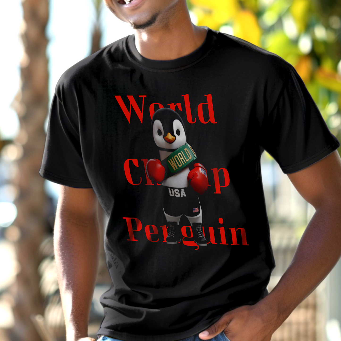World Champ Penguin – Unisex T-shirt