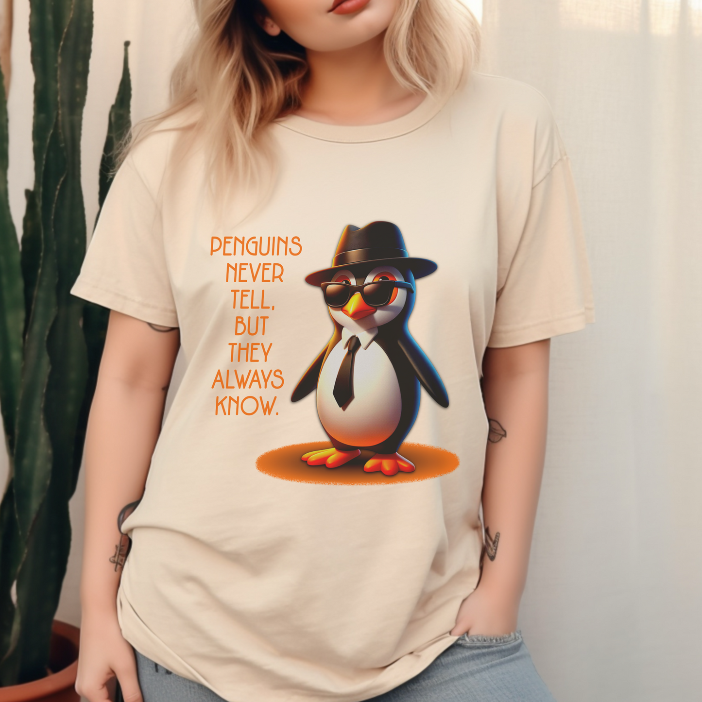 Penguins Always Know – Unisex T-shirt
