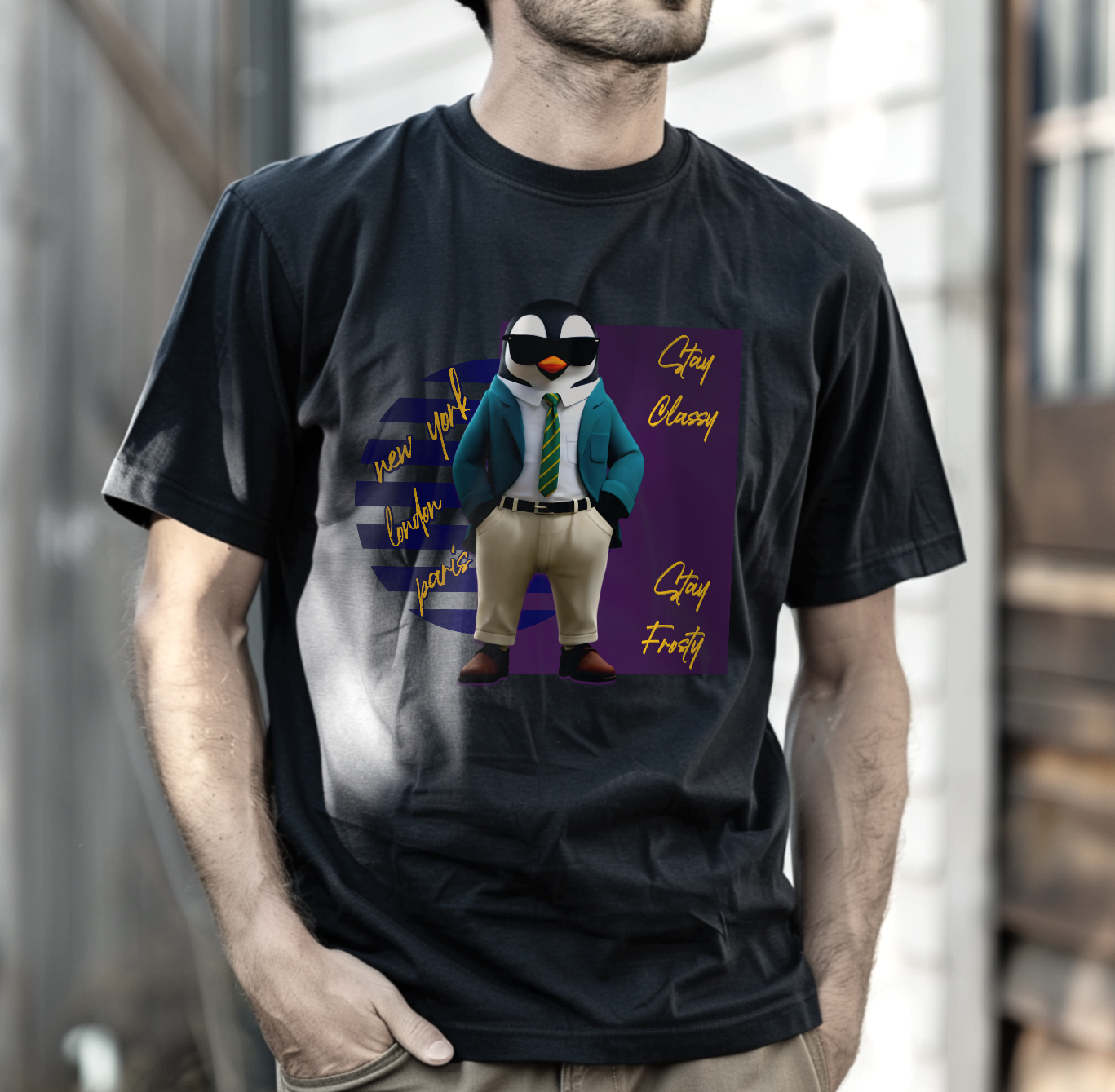 Stay Classy, Stay Frosty – Unisex T-shirt