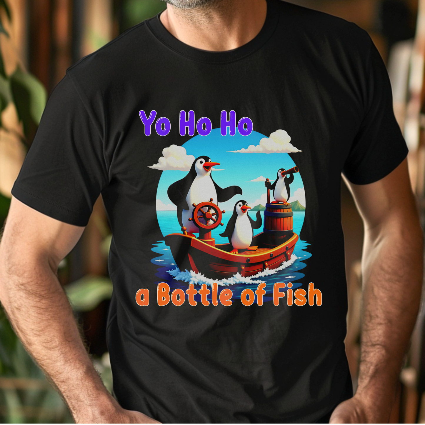 Yo Ho Ho & a Bottle of Fish – Unisex T-shirt