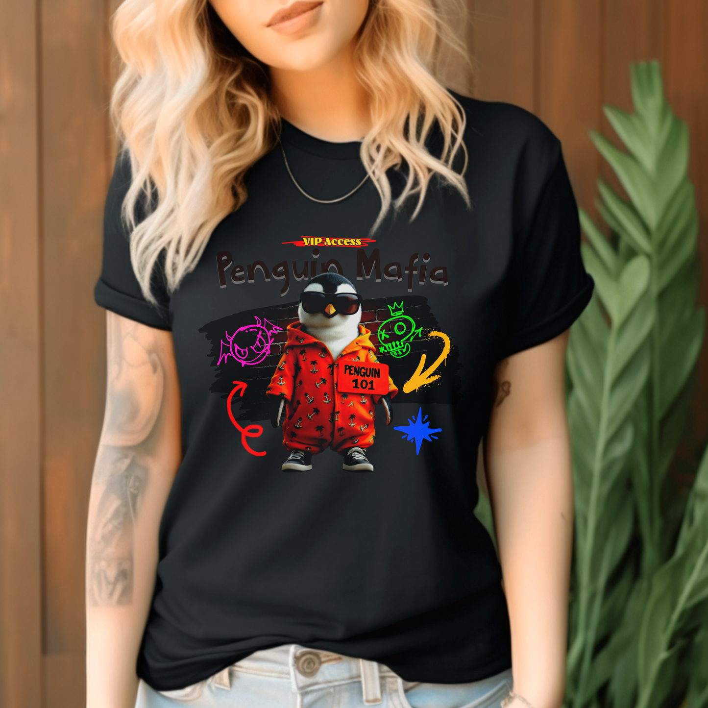Penguin Mafia 101 – Unisex T-shirt