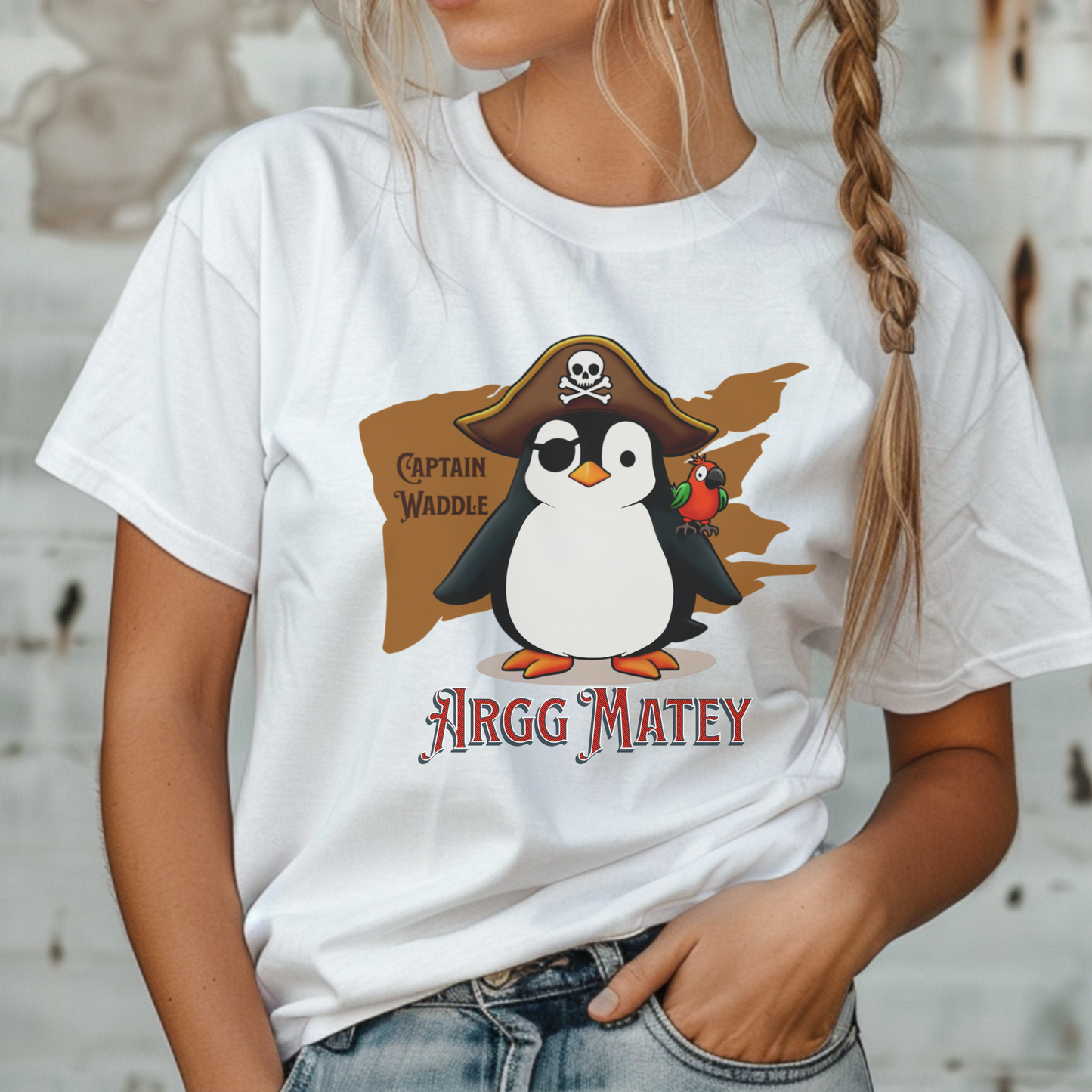 Captain Waddle – Argg Matey – Unisex T-shirt