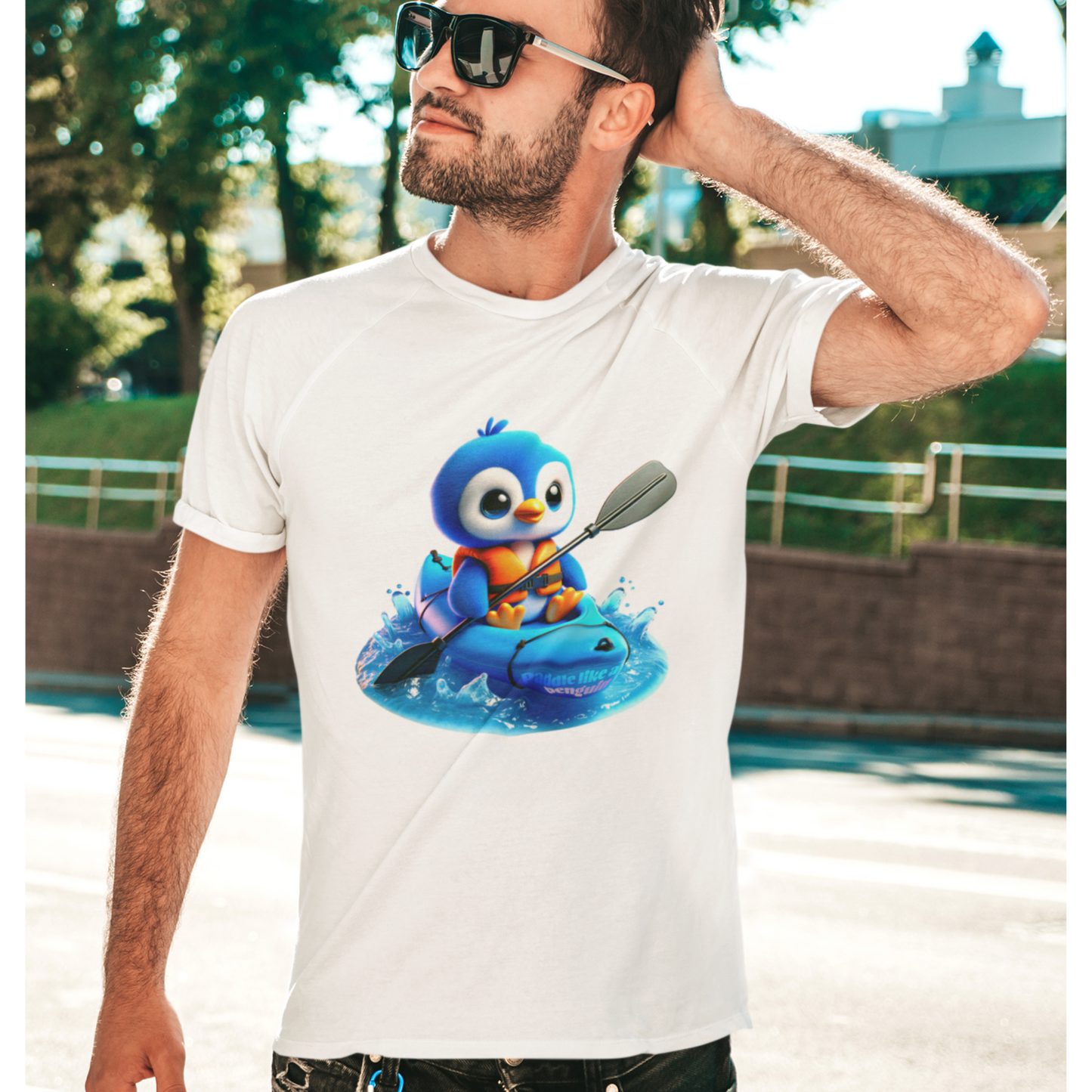 Paddle Like a Penguin – Unisex T-shirt