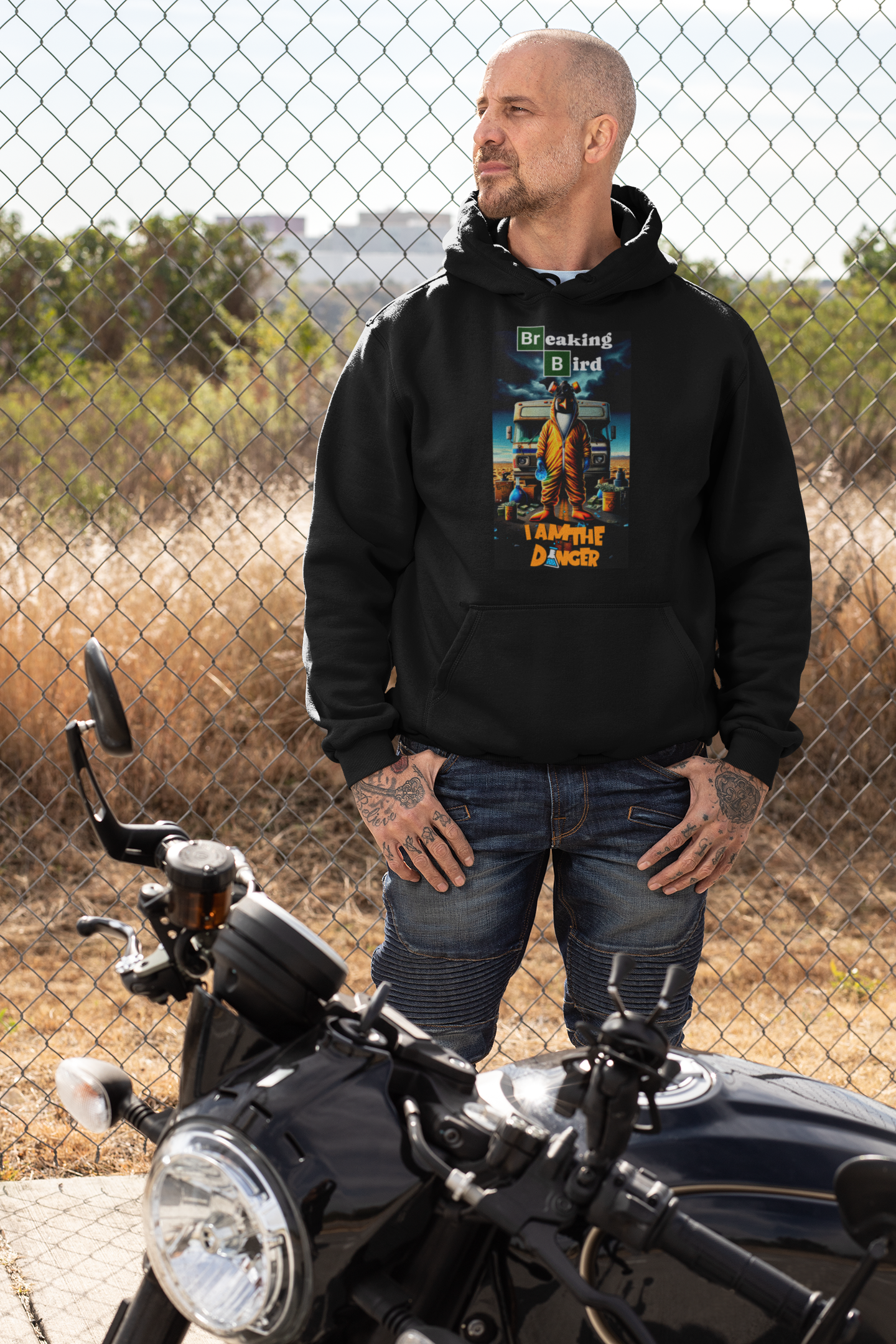 Breaking Bird – Ich bin die Gefahr – Unisex Hoodie