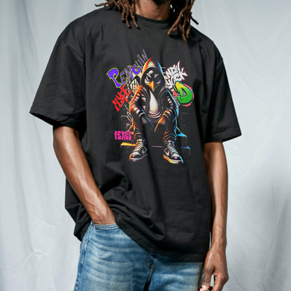 Urban Graffiti Penguin – Unisex T-shirt