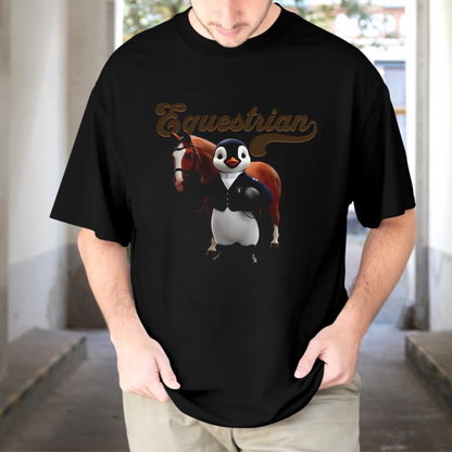 Equestrian Penguin – Unisex T-shirt