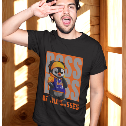 Boss of All Bosses – Street King Penguin – Unisex T-shirt