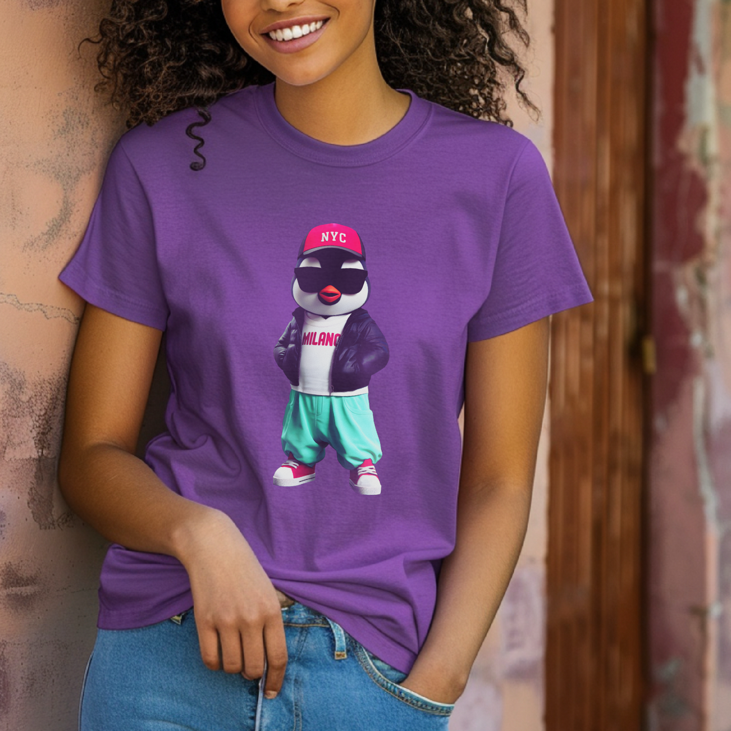 Penguin Drip Style – Unisex T-shirt