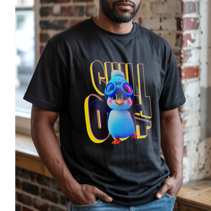 Chill Out Penguin – Unisex T-shirt