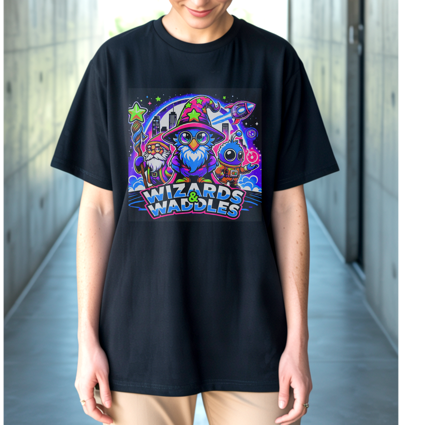 Wizards & Waddles – Unisex T-shirt