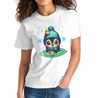 Bundle Up – Winter is Here – Unisex T-shirt