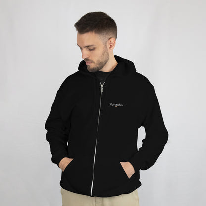 Gestickter Signature Zip-Hoodie – Unisex