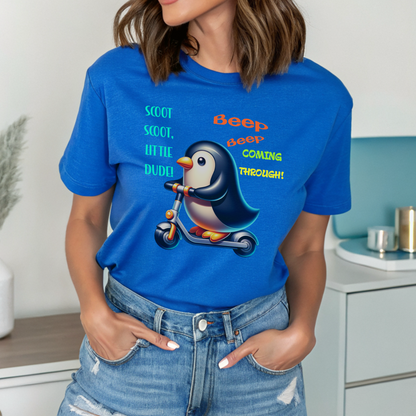 Scoot Penguin – Unisex T-shirt