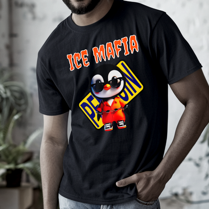 Ice Mafia – Penguin Gangsta Style – Unisex T-shirt