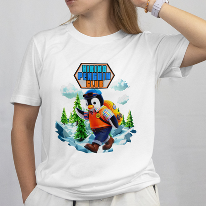 Hiking Penguin Club – Unisex T-shirt