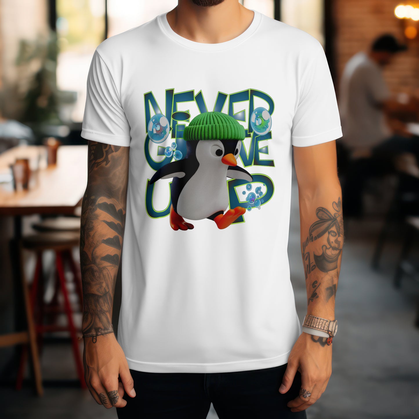 Never Give Up – Unisex T-shirt