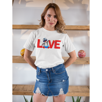 LOVE Penguin – Unisex T-shirt