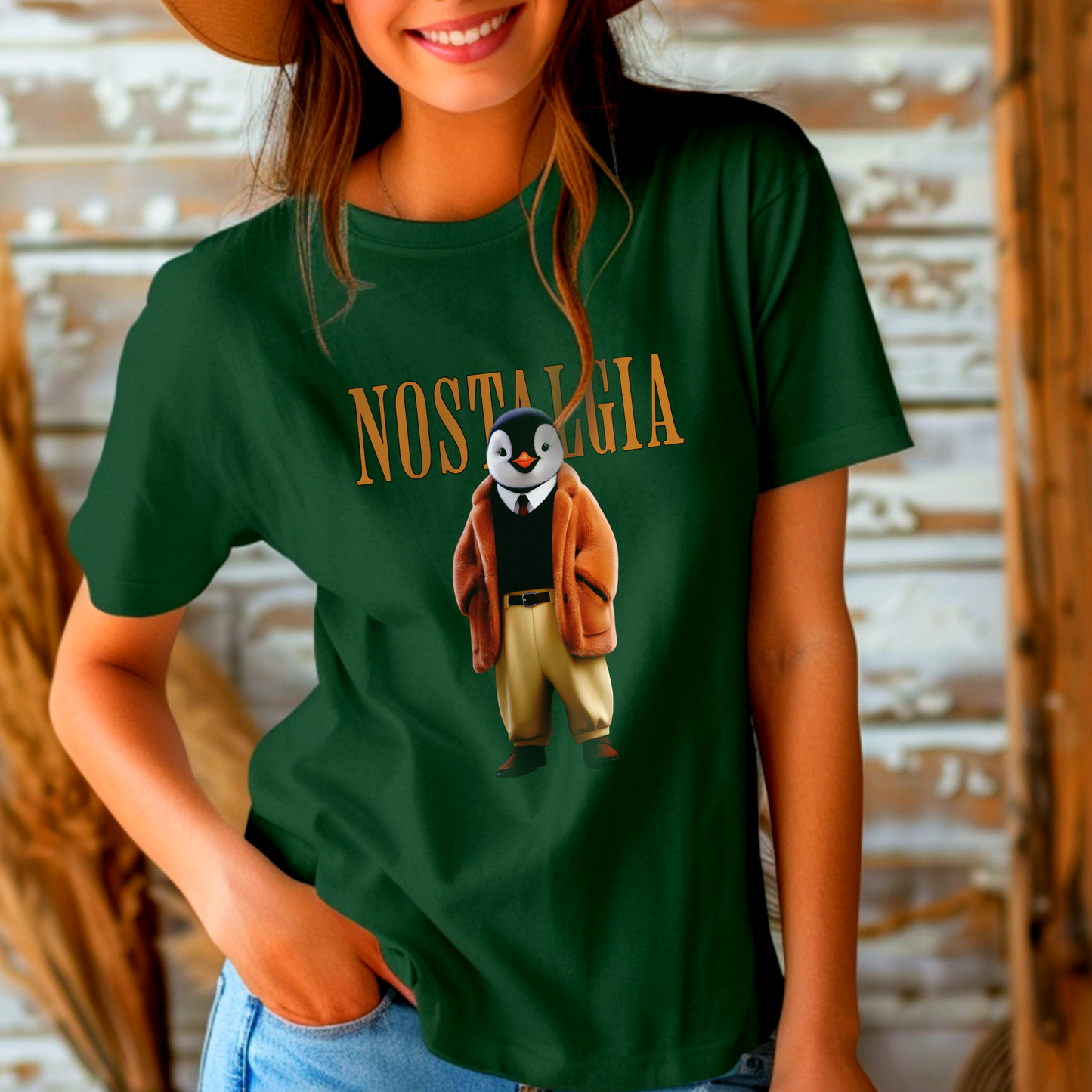 Nostalgia Penguin – Unisex T-shirt
