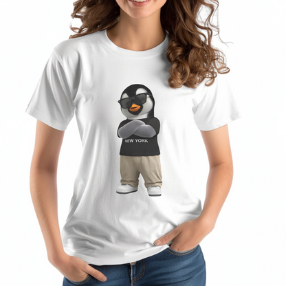 New York Attitude Penguin – Unisex T-shirt