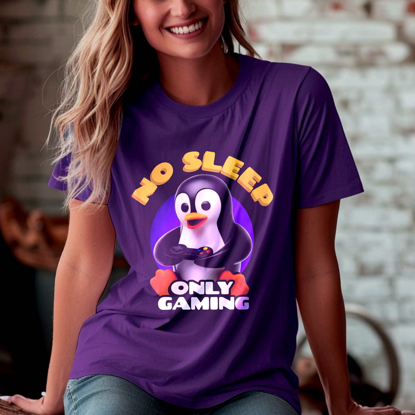 No Sleep Only Gaming – Unisex T-shirt