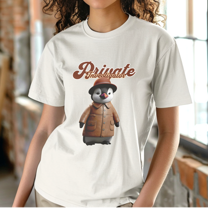 Private Investigator Penguin – Unisex T-shirt