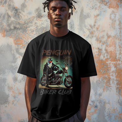 Penguin Biker Club – Ride in Cold Blood – Unisex T-shirt