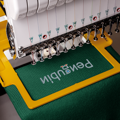 Pengubin Logo-Stickerei – Beanie mit Bündchen