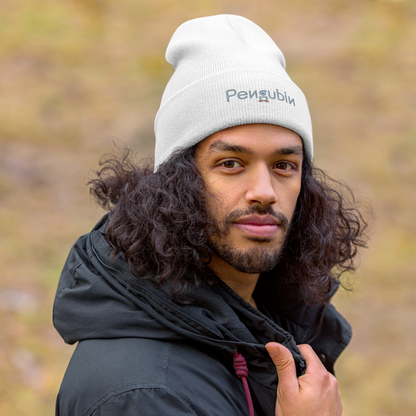 Pengubin Logo-Stickerei – Beanie mit Bündchen